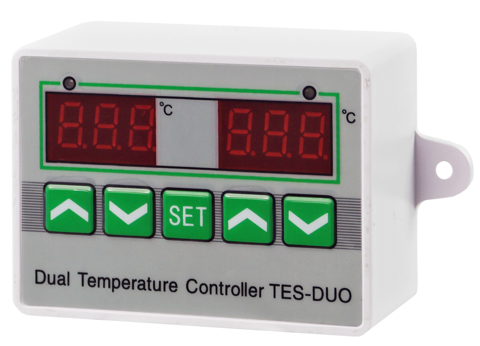 Temperaturregler digital LCD Dual zwei Relaisausgänge Thermostatregler 230V