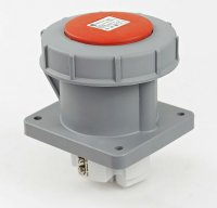 Preview: CEE-Einbausteckdose Anbaudose IP67 63A 5-polig 3P-N-E-P 415V Schraubanschluss Preview: CEE-Einbausteckdose Anbaudose IP67 63A 5-polig 3P-N-E-P 415V Schraubanschluss