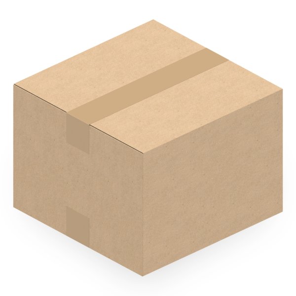 Faltkarton 250 x 250 x 185 mm (2-wellig)