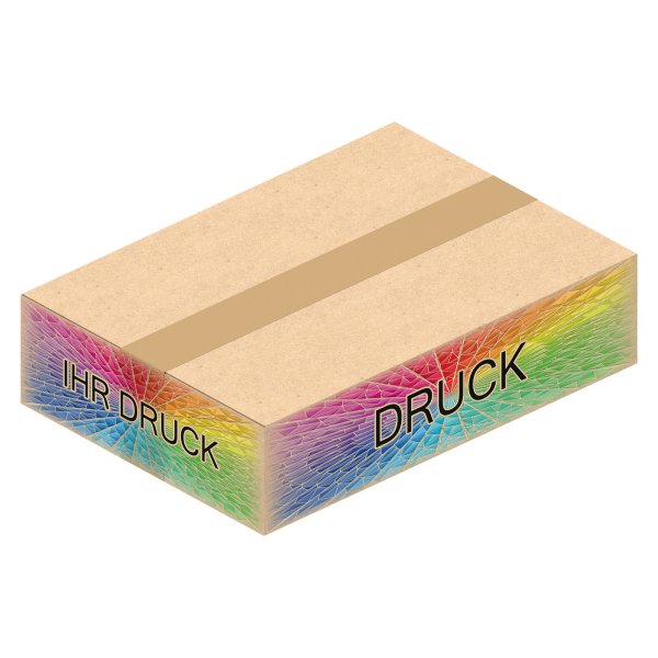 Faltkarton 342 x 242 x 84 mm (2-wellig) mit Digitaldruck
