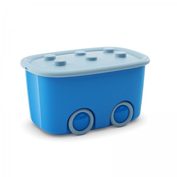 Spielzeugaufbewahrungsbox 46 Liter Blau/Hellblau