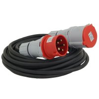 CEE-Verlängerungskabel Starkstrom 32A 400V 5-polig 5x2,5mm² Phasenwender 15m CEE-Verlängerungskabel Starkstrom 32A 400V 5-polig 5x2,5mm² Phasenwender 15m