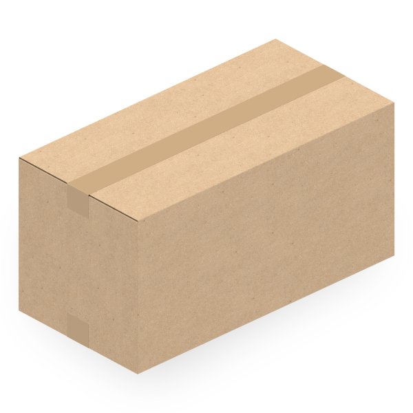 Faltkarton 1000 x 500 x 200-500 mm (2-wellig)
