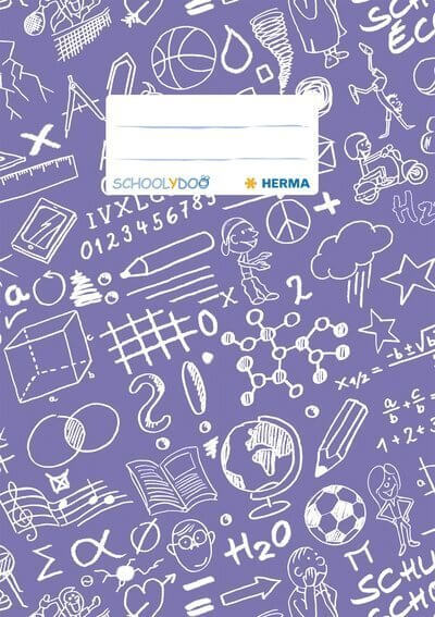 HERMA 19418 10x Heftschoner A5 SCHOOLYDOO violett