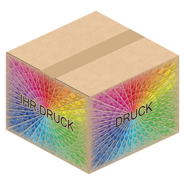 Faltkarton 194 x 194 x 140 mm mit Digitaldruck
