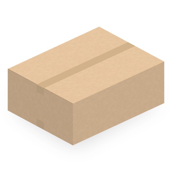 Faltkarton 650 x 500 x 250 mm (2-wellig)