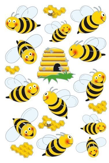 HERMA 3227 10x Sticker MAGIC Bienen Flügelsticker