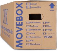 25 Profi Umzugskartons Umzug Karton 2-wellig 40kg Umzugskisten Movebox