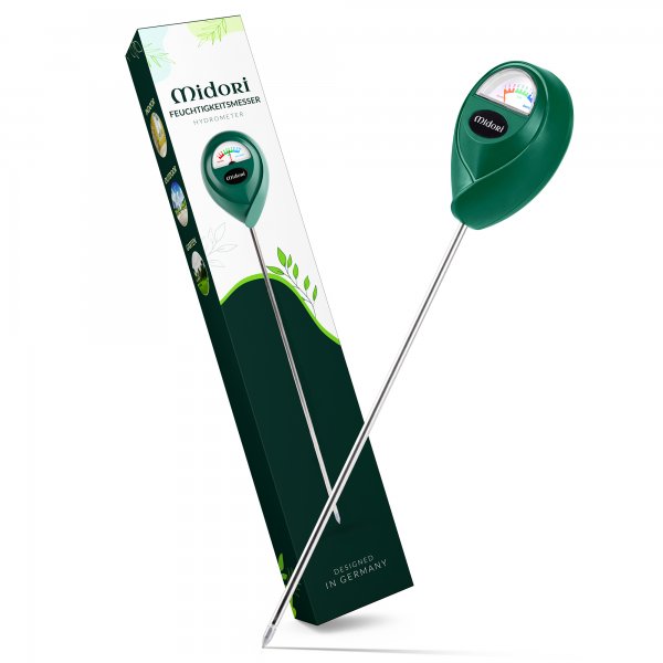 Boden-Feuchtigkeitsmesser Messgerät Hydrometer Grün 31,2 cm Sonde