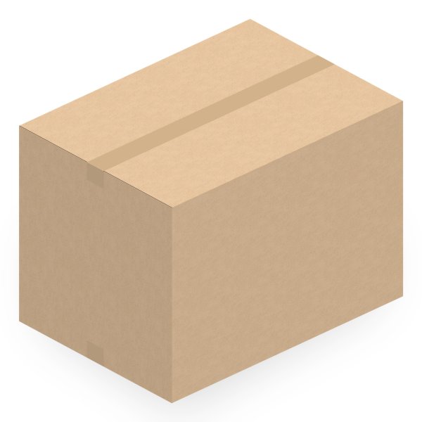 Faltkarton 700 x 500 x 200-500 mm (2-wellig)