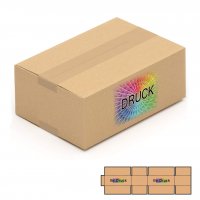 Aperçu: Faltkarton 250 x 175 x 100 mm mit Digitaldruck Aperçu: Faltkarton 250 x 175 x 100 mm mit Digitaldruck