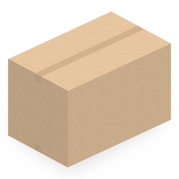 Faltkarton 800 x 500 x 500 mm (2-wellig)