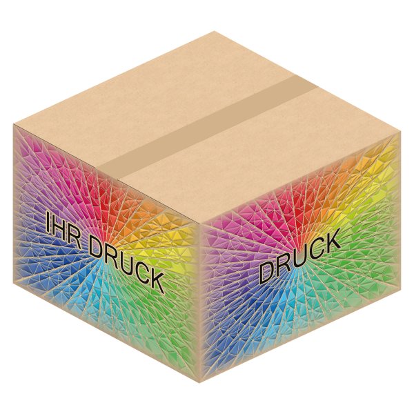 Faltkarton 450 x 450 x 300 mm (2-wellig) mit Digitaldruck
