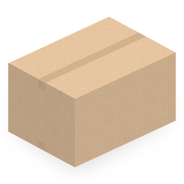 Faltkarton 700 x 500 x 200-400 mm (2-wellig)
