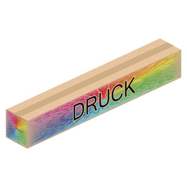 Faltkarton 1000 x 150 x 150 mm (2-wellig) mit Digitaldruck