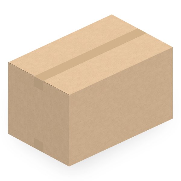 Faltkarton 550 x 350 x 220-320 mm (2-wellig)