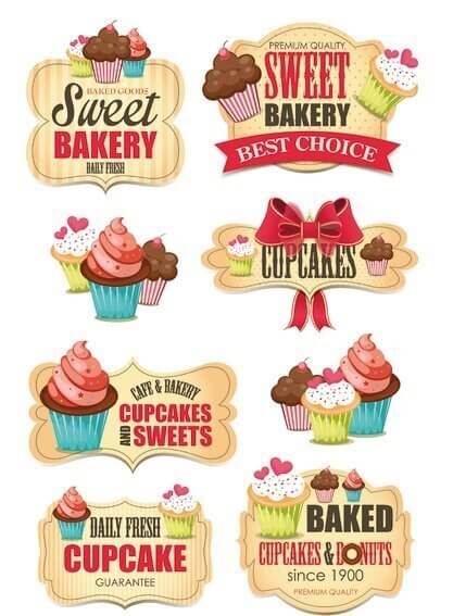HERMA 3163 10x Sticker MAGIC Sweet Bakery Glitterfolie