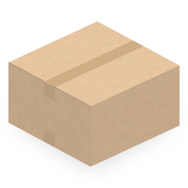Faltkarton 350 x 350 x 200 mm (2-wellig)