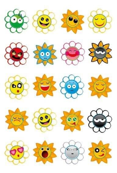 HERMA 3668 10x Sticker MAGIC Crazy Suns Puffy