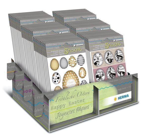 HERMA 1722 Display Sticker DECOR Happy Easter