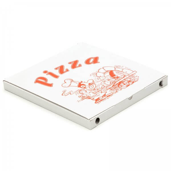 Pizzakarton 360 x 360 x 40 mm "Cuboxale" Weiß
