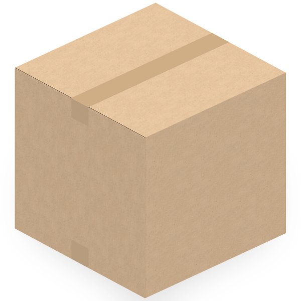 Faltkarton 386 x 386 x 200-372 mm (2-wellig)