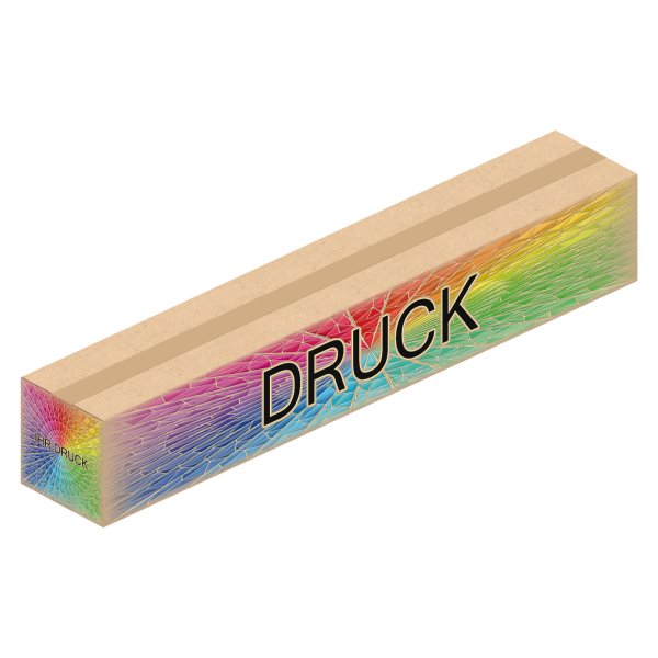 Faltkarton 1200 x 200 x 200 mm (2-wellig) mit Digitaldruck