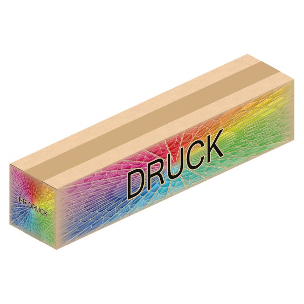 Faltkarton 690 x 140 x 130 mm (2-wellig) mit Digitaldruck