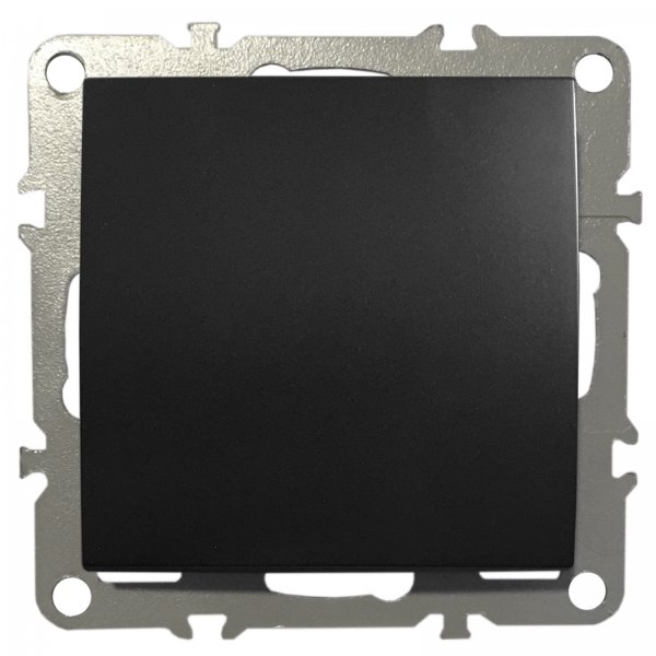 Schalter Ein-/Ausschalter Lichtschalter Unterputz 220-250V 10A Schwarz Matt