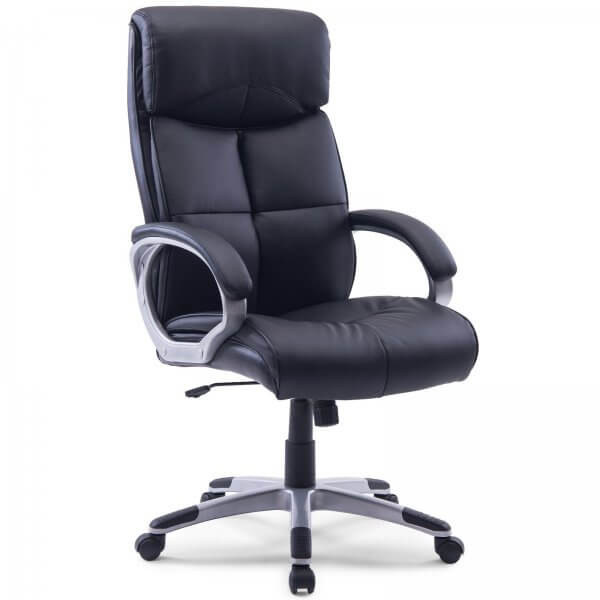 Midori XXL Design Büro Chefsessel Drehstuhl Bürostuhl 210 KG Traglast Sessel schwarz