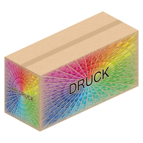 Faltkarton 985 x 385 x 470 mm (2-wellig) mit Digitaldruck