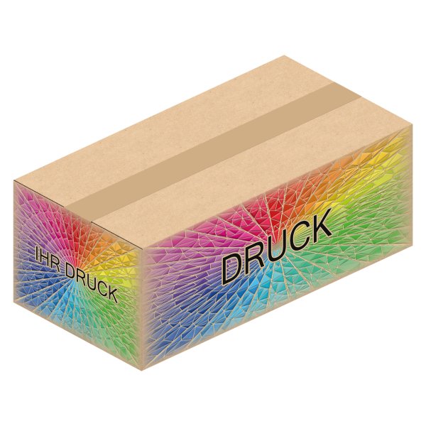 Faltkarton 370 x 190 x 140 mm mit Digitaldruck