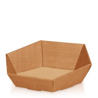 Präsentkorb Geschenkkorb 465x415x90/155 mm strukturgeprägt Natur Präsentkorb Geschenkkorb 465x415x90/155 mm strukturgeprägt Natur