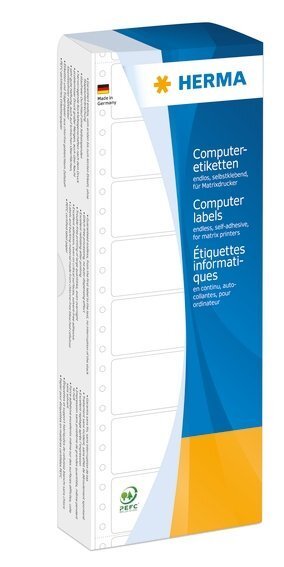 HERMA 8185 Computeretiketten 889x357 mm 1-bahnig grün Papier matt 2000 Stück