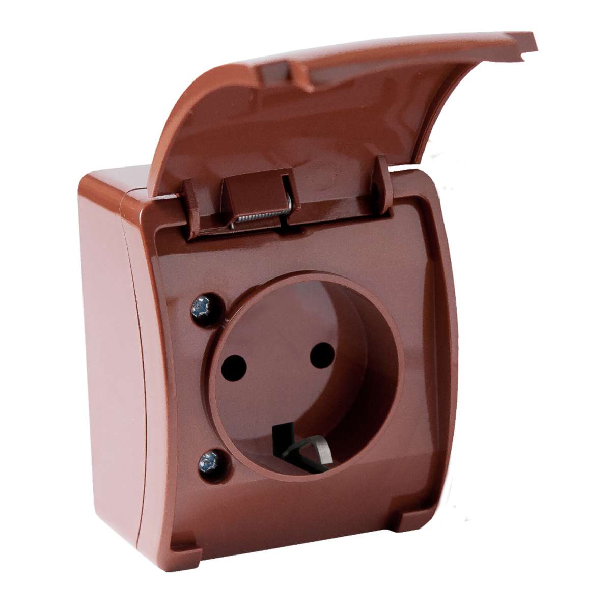 as - Schwabe 3-fach Steckdoseneinsatz 230V/16A Klappdeckel Thermoschutz IP44 401