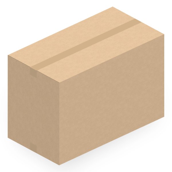 Faltkarton 745 x 395 x 395-495 mm