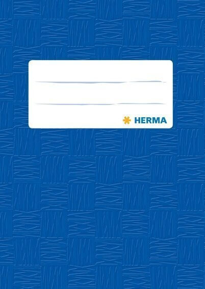 HERMA 7403 2500x Heftschoner PP A6 hoch gedeckt/dunkelblau