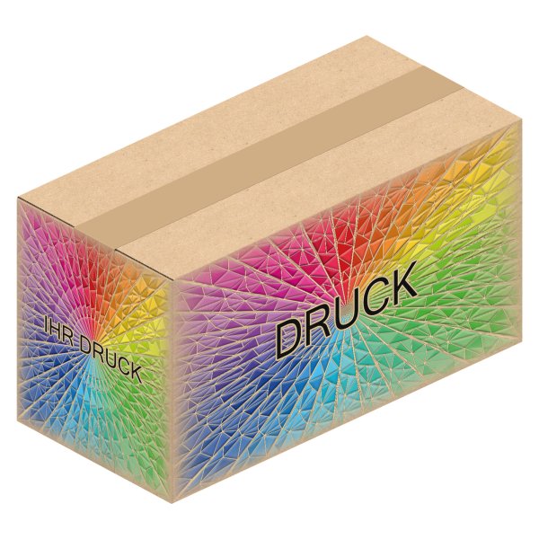 Faltkarton 270 x 130 x 145 mm mit Digitaldruck