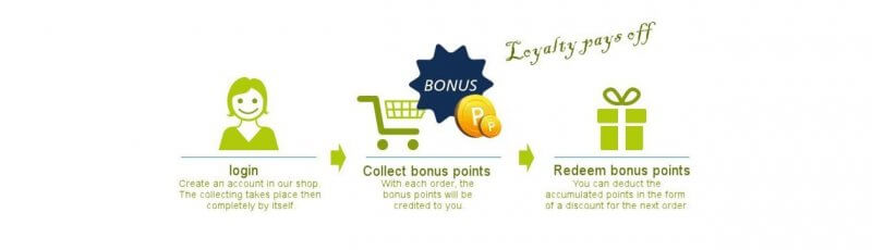 Secure loyalty bonus points at Kayoo.eu and save money on your next purchase.