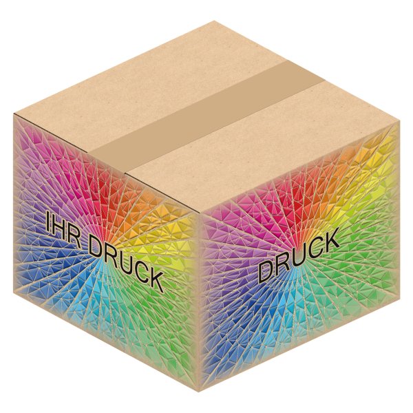 Faltkarton 200 x 200 x 150 mm mit Digitaldruck