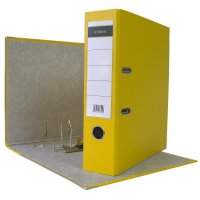 DIN A4 Aktenordner 8 cm PP Kunststoff Gelb