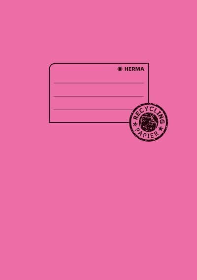 HERMA 5514 10x Heftschoner Papier A5 pink