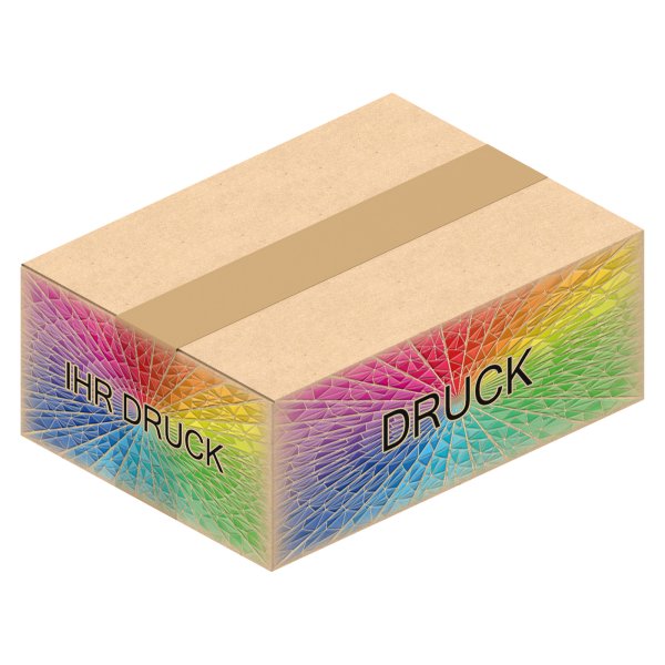 Faltkarton 192 x 142 x 74 mm (2-wellig) mit Digitaldruck