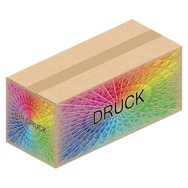 Faltkarton 350 x 150 x 150 mm (2-wellig) mit Digitaldruck