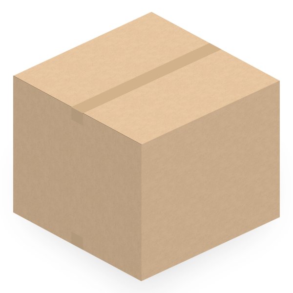Faltkarton 600 x 600 x 500 mm (2-wellig)