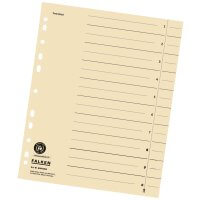 Trennblätter DIN A4 aus Manilakarton 180 g/m² verstärkte Lochränder Chamois Trennblätter DIN A4 aus Manilakarton 180 g/m² verstärkte Lochränder Chamois