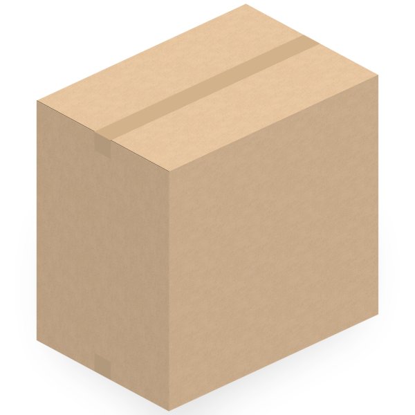 Faltkarton 600 x 410 x 420-580 mm (2-wellig)
