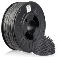 Midori® 3D PLA Filament 1,75mm 1kg Spule Dunkelgrau Metallic
