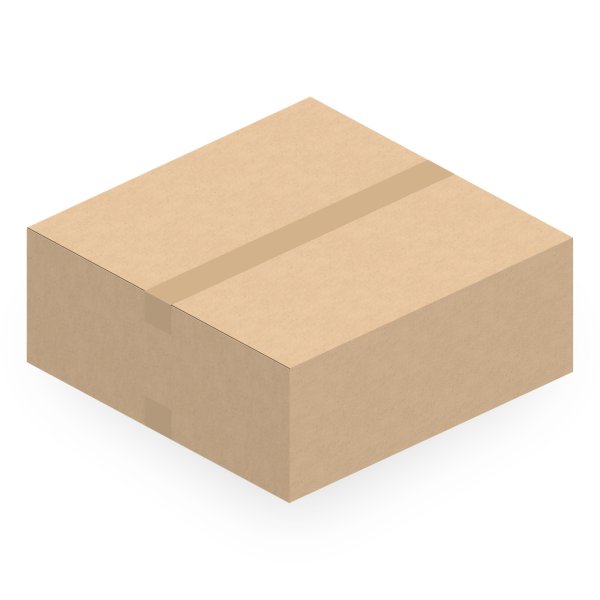 Faltkarton 500 x 500 x 200 mm (2-wellig)