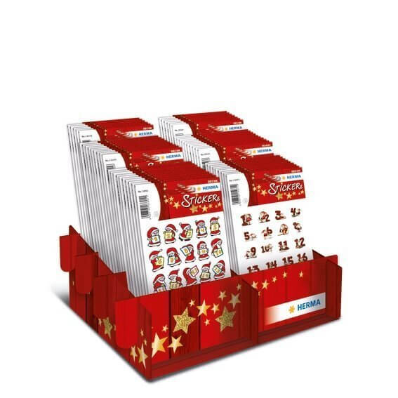 HERMA 15252 Display Sticker DECOR Adventskalenderzahlen